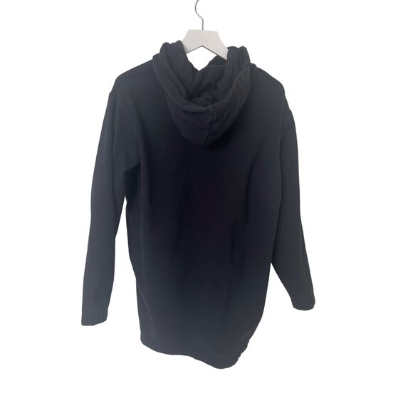 Athleta Yogi Oversized Black Hoodie With Side Slits - Picture 6 of 7